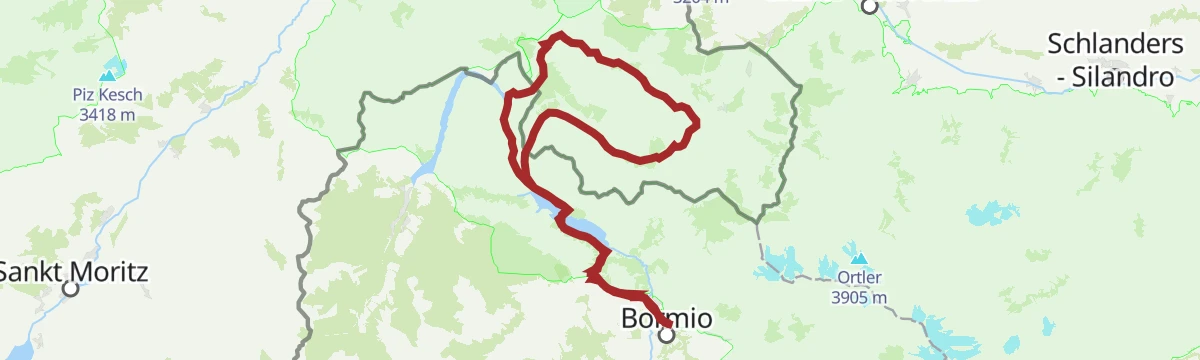 Route map: Alpine Gravel: Val del Gallo